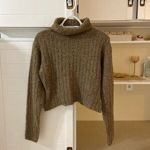 Vintage Ribbed Crop Sweater